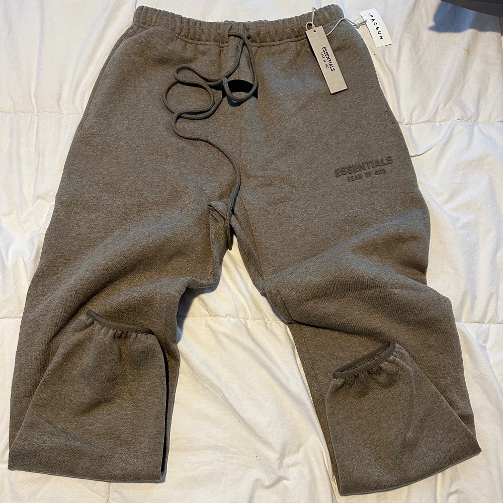 Fear of God Essentials Heather Grey Sweatpants